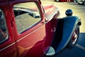Citroen old car view on the left front side Royalty Free Stock Photo