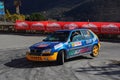 A Citroen Saxo VTS race car involved in the race Royalty Free Stock Photo