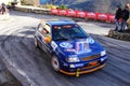 A Citroen Saxo VTS race car involved in the race Royalty Free Stock Photo