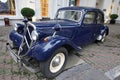 Citroen Traction 15 Familiale 1956 sightseeing cars outside Sofitel Legend Metropole Hanoi hotel