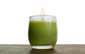 Citronella bucket candle Royalty Free Stock Photo
