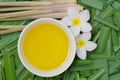Citronella oil for spa Royalty Free Stock Photo