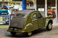 CitroÃÂ«n 2CV 1952 diecast model 1/32 scale exposing rightback siderightback side Royalty Free Stock Photo