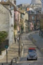 A CitroÃÂ«n 2CV from the late 1950s in Montmartre