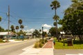 Citrus Ave in the Heritage Village in Crystal River in Florida