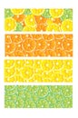 Citrus Fruit Slices Banner Designs