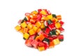 Citrus colorful candies. Jelly sweets