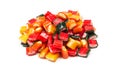 Citrus colorful candies. Jelly sweets