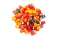 Citrus colorful candies. Jelly sweets