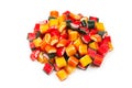 Citrus colorful candies. Jelly sweets