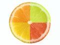 Citrus fruit and clipping path