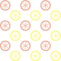 Citrus fruit.Abstract pattern. Royalty Free Stock Photo