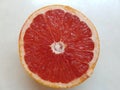 Citrus. Close up. Grapefruit cut in half Royalty Free Stock Photo