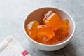 Citrus Jam Bergamot in small Ceramic Bowl. / Marmalade.