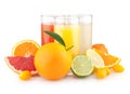 Citrus juices Royalty Free Stock Photo