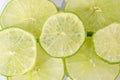 Citrus Lime on white background Royalty Free Stock Photo