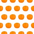 Citrus orange seamless pattern