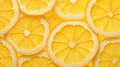 Citrus Radiance: A Translucent Lemon Slice Bathed in Underglow
