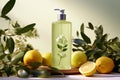 Citrus shower gel for a refreshing body care
