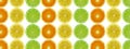 Citrus slice orange lemon and lime isolated Royalty Free Stock Photo