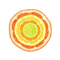 Citrus slices Royalty Free Stock Photo