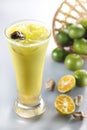 Citrus sour plum juice Royalty Free Stock Photo