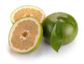 Citrus sweety fruit with leaves