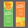 Citrus vertical banner