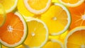 Citrus Zest Gradient Blurs Tangy Orange to Zesty Lemon Tones