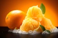 Citrusy Orange Sherbet