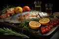 Citrusy sea bream, fragrant rosemary, a coastal culinary journey unfolds