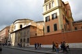 Citta del Vaticano Italia and the Porta Sant Anna - St. Annes Gate on Via di Porta Angelica in Rome, Italy