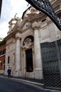 Citta del Vaticano Italia and the Porta Sant Anna - St. Annes Gate on Via di Porta Angelica in Rome, Italy