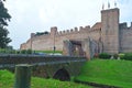 Porta Treviso Entrance through the majestic city walls of Cittadella, Italy Royalty Free Stock Photo