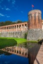 The Cittadella Nuova also called Giardino di Scotto an historical fortress from the 14th century in Pisa