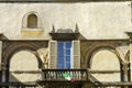 Cittadella square in Bergamo, Italy Royalty Free Stock Photo