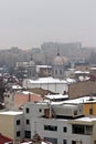 Houses and blocks from Bucharest city Royalty Free Stock Photo