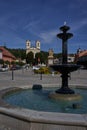 Bucovice, Czech Republic - September 10, 2021 - Freedom Square