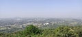 Panoramic aerial skyline view of Indore City.