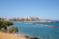 The city of Agios Nikolaos on the island of Crete Greece. Royalty Free Stock Photo