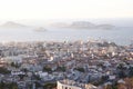 City airview map in marseilles Royalty Free Stock Photo