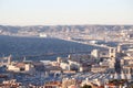 City airview map in marseilles Royalty Free Stock Photo