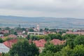 City Alba Iulia from Romania view from Citadel fortress Alba Car