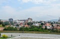 City Alba Iulia from Romania view from Citadel fortress Alba Car