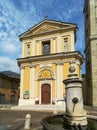 City of Albino, Bergamo. The church called Madonna della Gamba