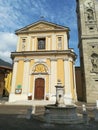 City of Albino, Bergamo. The church called Madonna della Gamba