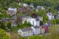 The city of Altena and the river Lenne, North Rhine-Westphalia, Germany