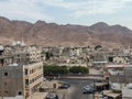 City of Aqaba with the mountains in the background, Jordan Royalty Free Stock Photo