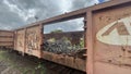 Abandoned trains, ghost tracks, coal