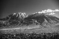 City of Arequipa in Peru with its iconic volcano Chachani